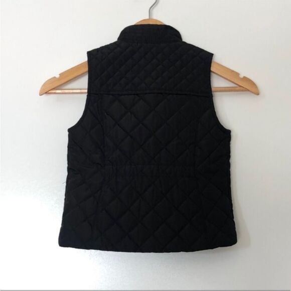 Girls black Quilted Vest Girls size 7/8 - Picture 4 of 5